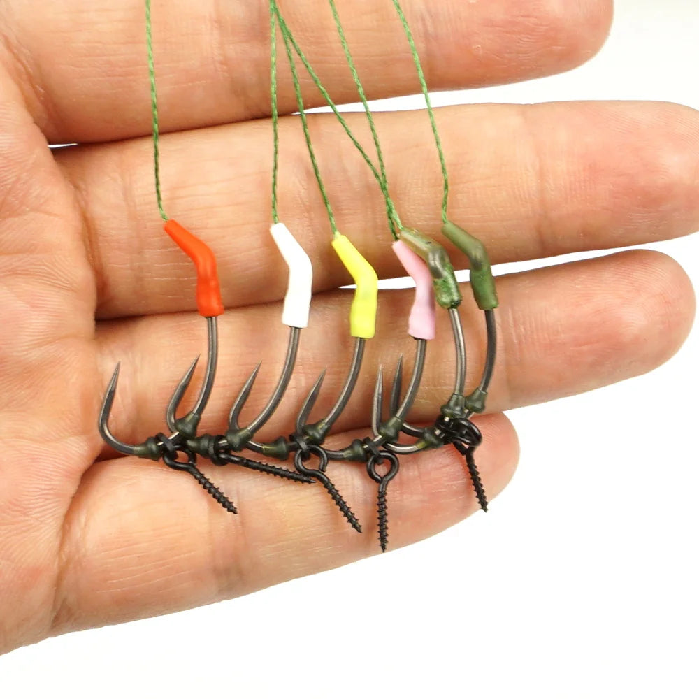 best carp fishing hooks Hirisi Carp Fishing Hook Kickers D Rig Kicker Aligners Hooks Sleeves Rigs All Colors Accessories End Terminal Tackle – InterCyprus Trading Ltd