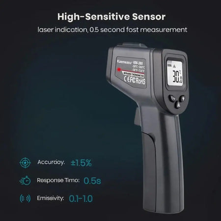 Handheld Infrared Thermometer Non Contact Laser LCD