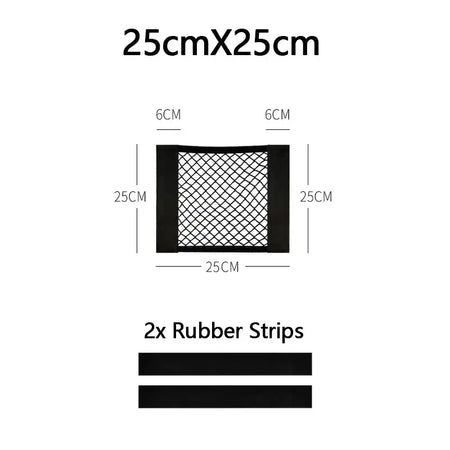 Car Trunk Net &ndash; Universal Mesh Organizer For Car Storage 3Pcs / 25CMx25CM