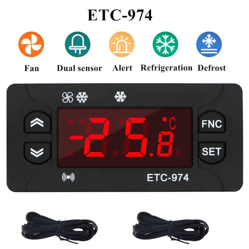 ETC-974 Temperature Controller - Refrigerator Defrosting Default Title