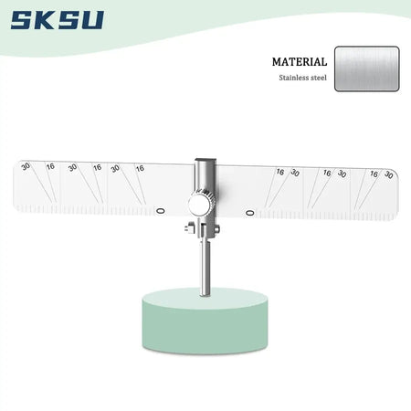 Dental Implant Locating Guide multi angle ruler Surgical Planting Locator Angle Ruler Guage Autoclavable by InterCyprus Trading Ltd