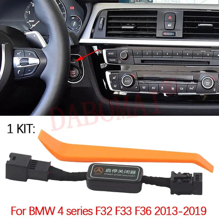 For BMW 1 2 3 4 5 6 7 X2 X3 X4 X5 X6 F20 F30 F07 F10 Car Automatic Stop Start Engine System Off Cable Plug and Play Eliminator by InterCyprus Trading Ltd