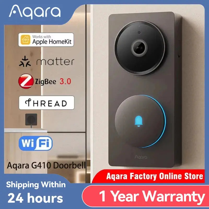 Smart Video Doorbell Hub With Wifi Zigbee And Ai Detection by InterCyprus Trading Ltd