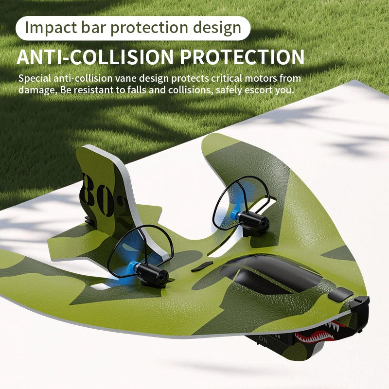 MX208K Remote Control Stunt Plane with Lights - Perfect for Indoor and Outdoor Fun