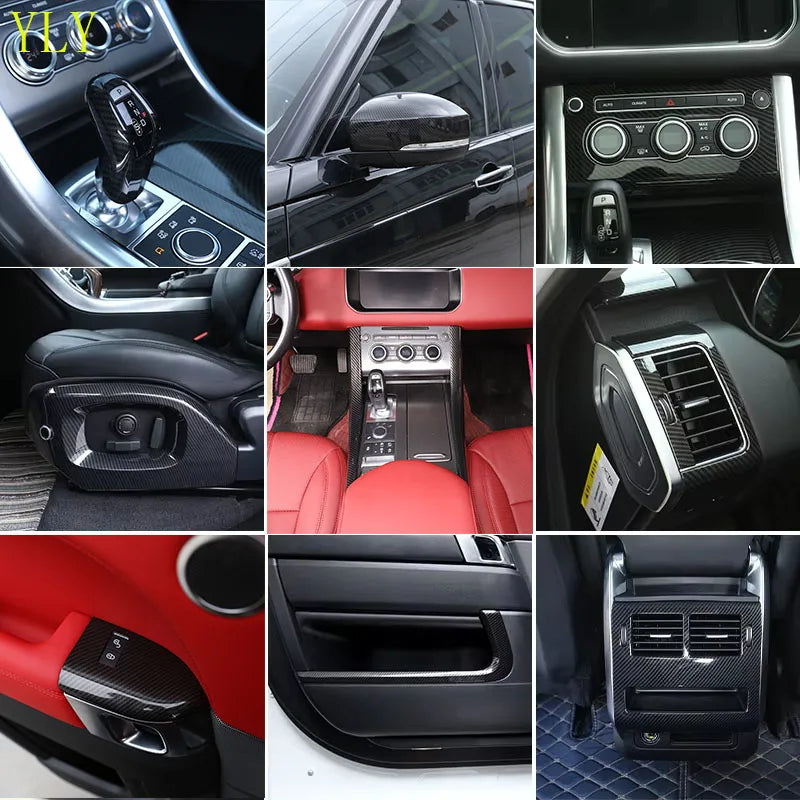 Панельная накладка из углеродного волокна для приборной панели Range Rover Sport