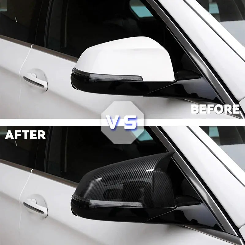 2PCS Bright Car Glossy Black For BMW 5 6 7 Series F10 F11 F18 GT 5GT F07 F06 F12 F13 LCL Rearview Mirror Cover Caps by InterCyprus Trading Ltd