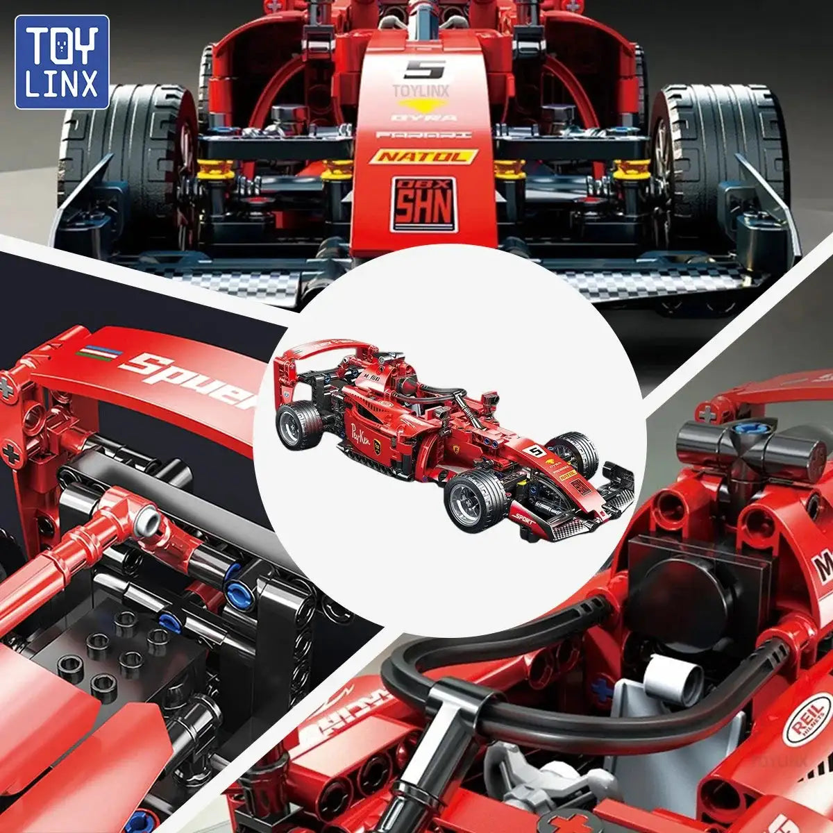ToylinX Rc Race Cars Building Sets Remote Control Model Kit