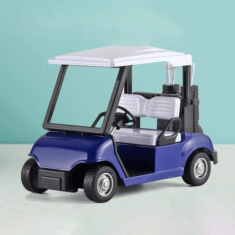 1:20 Scale Golf Cart Diecast Model Toy Car With Pull Back Alloy Body