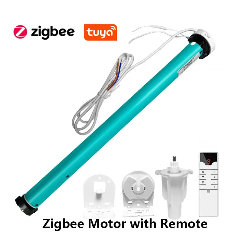 Tuya Smart Curtain Motor Zigbee with Remote