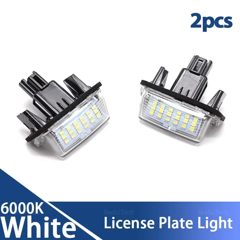 2 Stuks Witte LED Kentekenplaat Verlichting Voor Toyota Camry Avalon