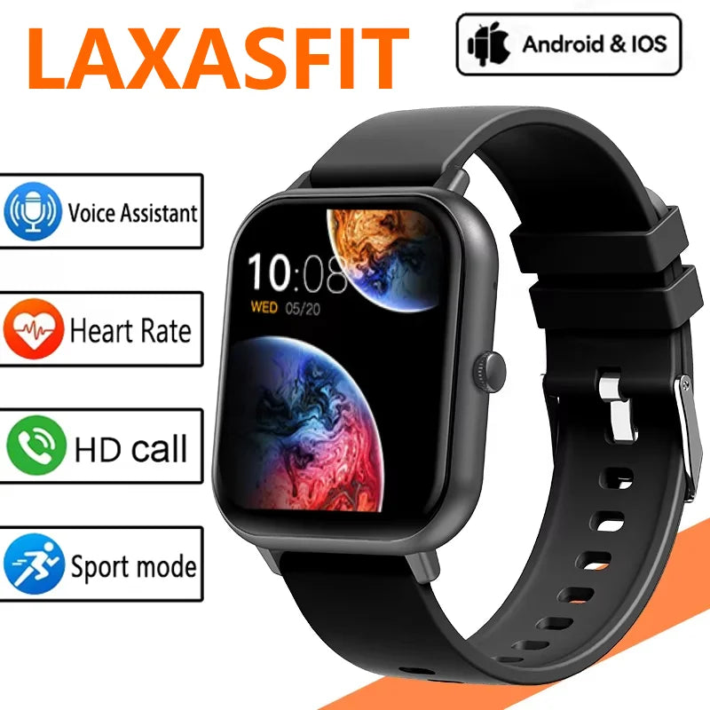LAXASFIT 2025 Умные часы Bluetooth Звонки Фитнес Трекер