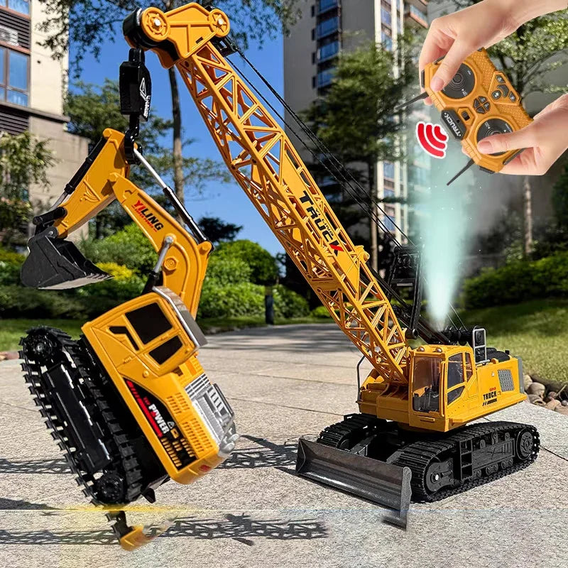 Conusea RC krantraktor fjärrstyrd lastbil med legeringsarm