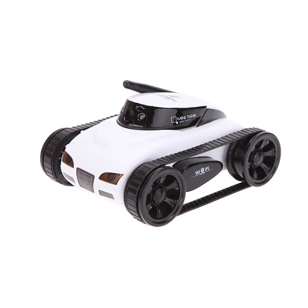 Q101 Wireless RC Camera Tank &ndash; Real Time HD FPV Kids Toy WHITE