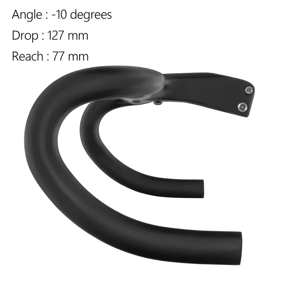 Ghidon integrat complet din carbon KOCEVLO pentru bicicletă de șosea, prindere de 28,6 mm, lățime 401-500 mm cu distanțiere