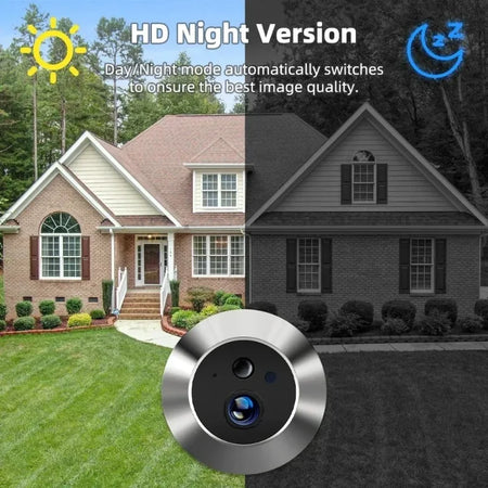 Icam365 Peephole Camera &ndash; Night Vision And 4.3In Screen