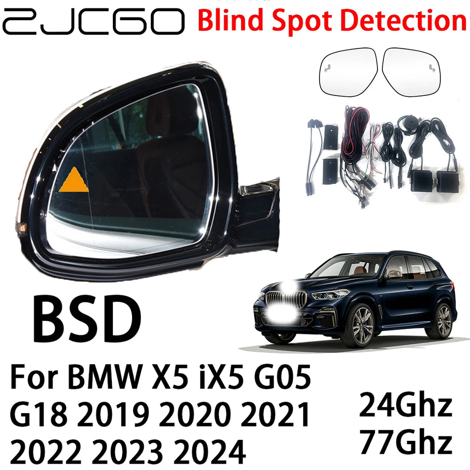 Radarvarningssystem för BMW X5 med dödavinkelnövervakning och dubbla bakre MMWave-sensorer