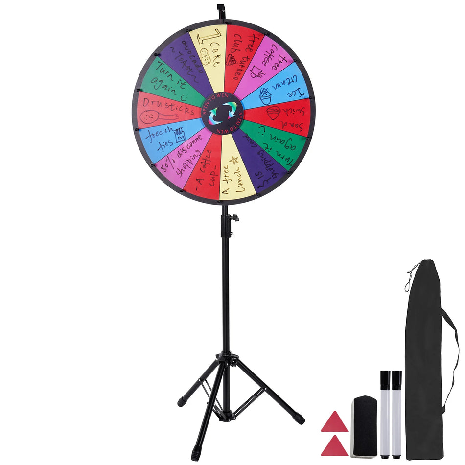 SucceBuy 18 Inch Prize Wheel &ndash; Folding Tripod Stand 24 Inch Prize Wheel / Round / UNITED KINGDOM