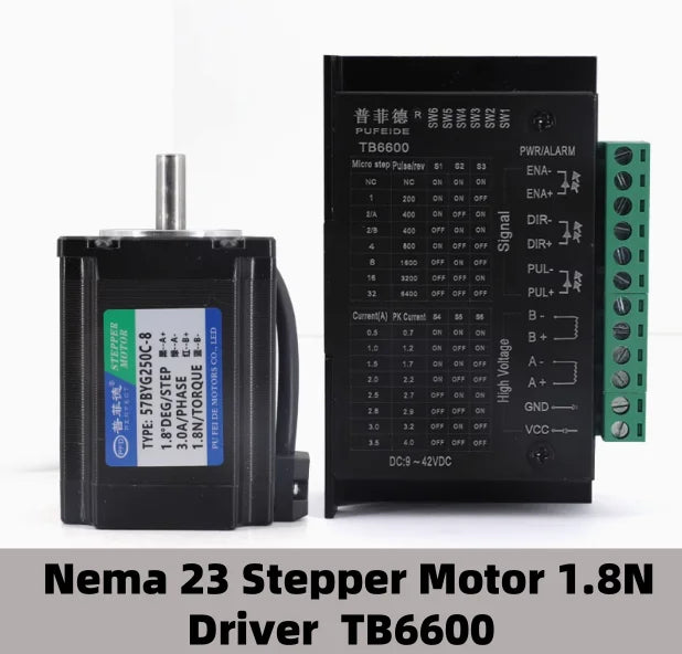 Nema 23 Stepper Motor D Shaft &ndash; Exceptional Precision and Reliability with tb6600 / 6.35mm