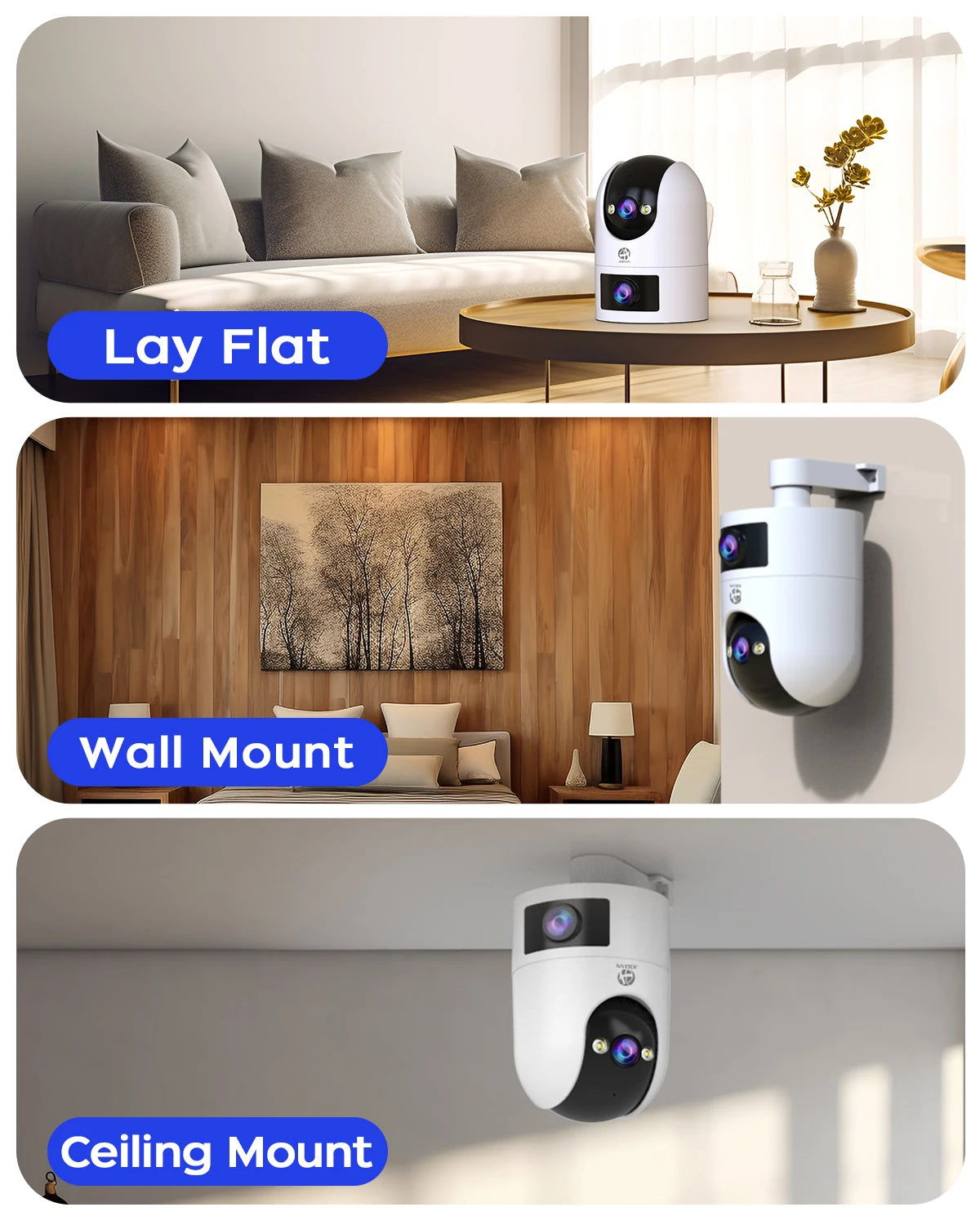 JOOAN 4K Outdoor Dual Lens Camera