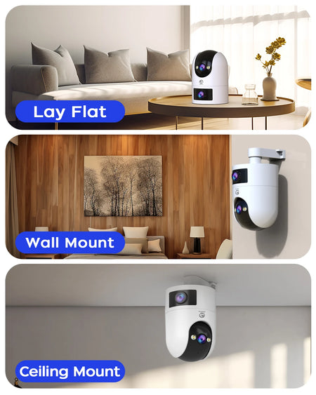 JOOAN 4K Outdoor Dual Lens Camera