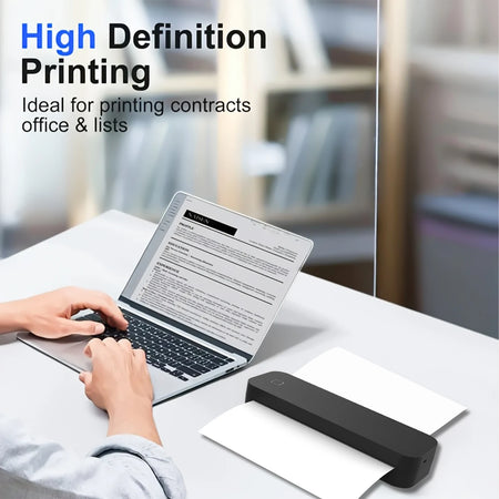 Smart Thermal Printer A4 Maker &ndash; Fast Wireless PDF Printing