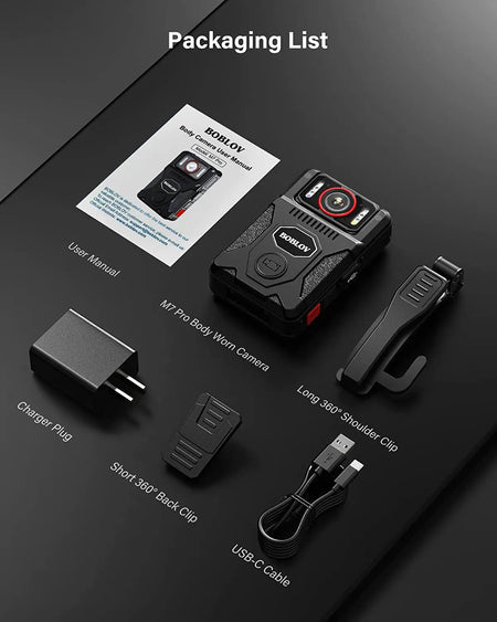 BOBLOV M7 Pro &ndash; 4K High-Resolution Video Recording