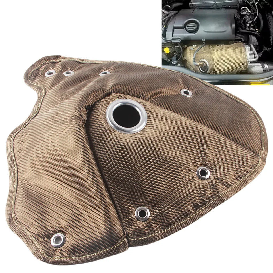 Turbo šilumos skydas titano BMW Mini N14 N18 Cooper S R55 R56 1.6T