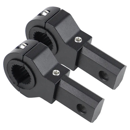 Universal Motorcycle UTV ATV Off-Road Work Whip Flag Light Mounts 0.7"/1"/1.25" Inch 360 Degree Rotate Bracket Kits Aluminum by InterCyprus Trading Ltd