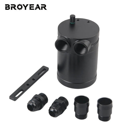 Universal Aluminum Oil Catch Tank With AN10 Threads For Car Engines by InterCyprus Trading Ltd