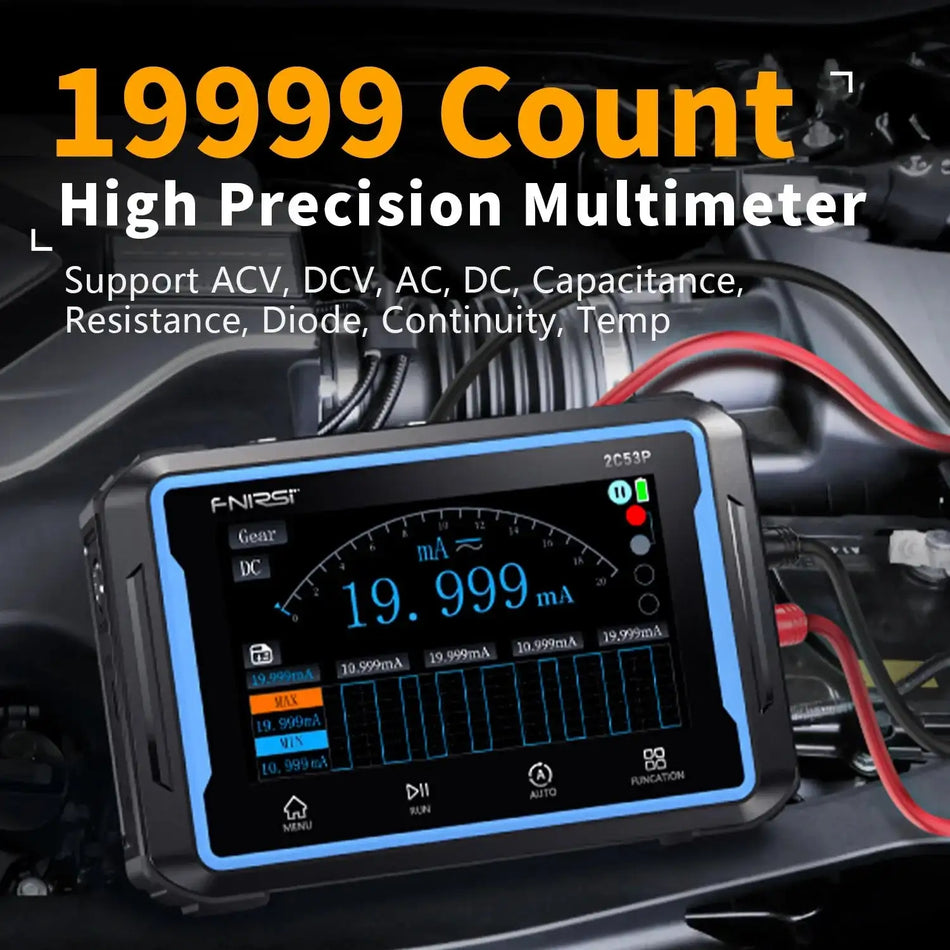 FNIRSI 2C53P 50MHz 3 In 1 Touch Screen Scope And Meter