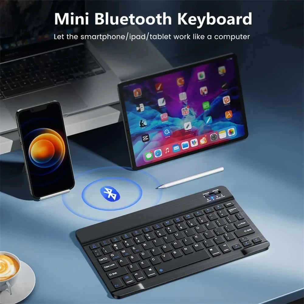 RGB Bluetooth Wireless Keyboard Mini Backlit &ndash; Rechargeable