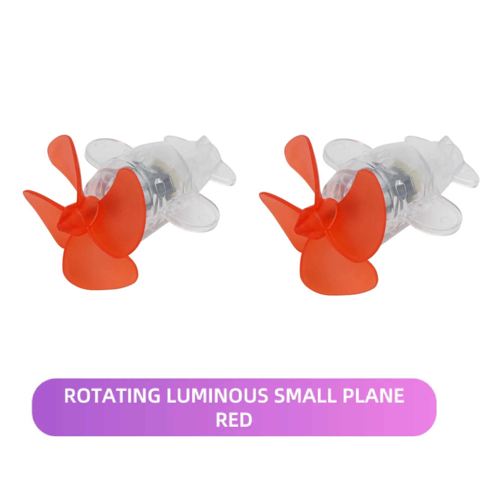 Wind Powered LED Motorcycle Strobe Lights &ndash; Creative Safety Decoration RED 2PCS