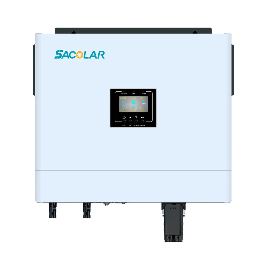 Kezimo Inverter Solare 6KW 48V Con MPPT Integrato Uscita 230VAC Off Grid Parallelo Fino A 6 RS485 CAN WiFi Remoto
