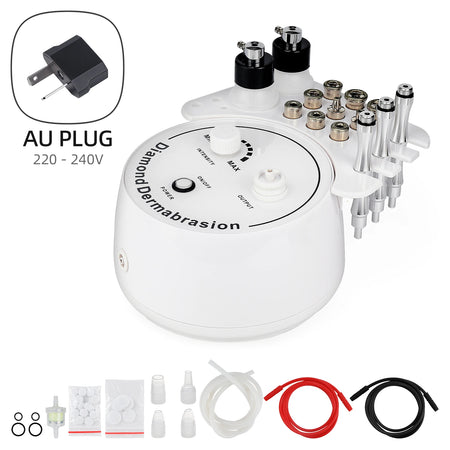 Professional Diamond Microdermabrasion Machine &ndash; Deep Pore Cleaning Exfoliation AU PLUG (220-240V)