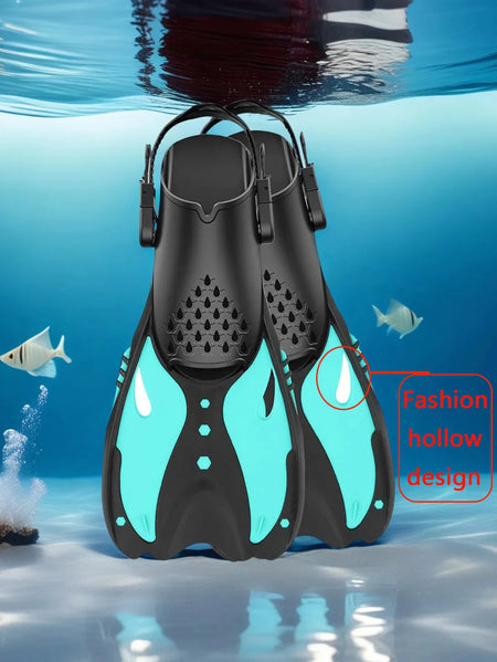 NoEnName Null 2710 &ndash; Adjustable Silicone Snorkeling Fins green / L/XL