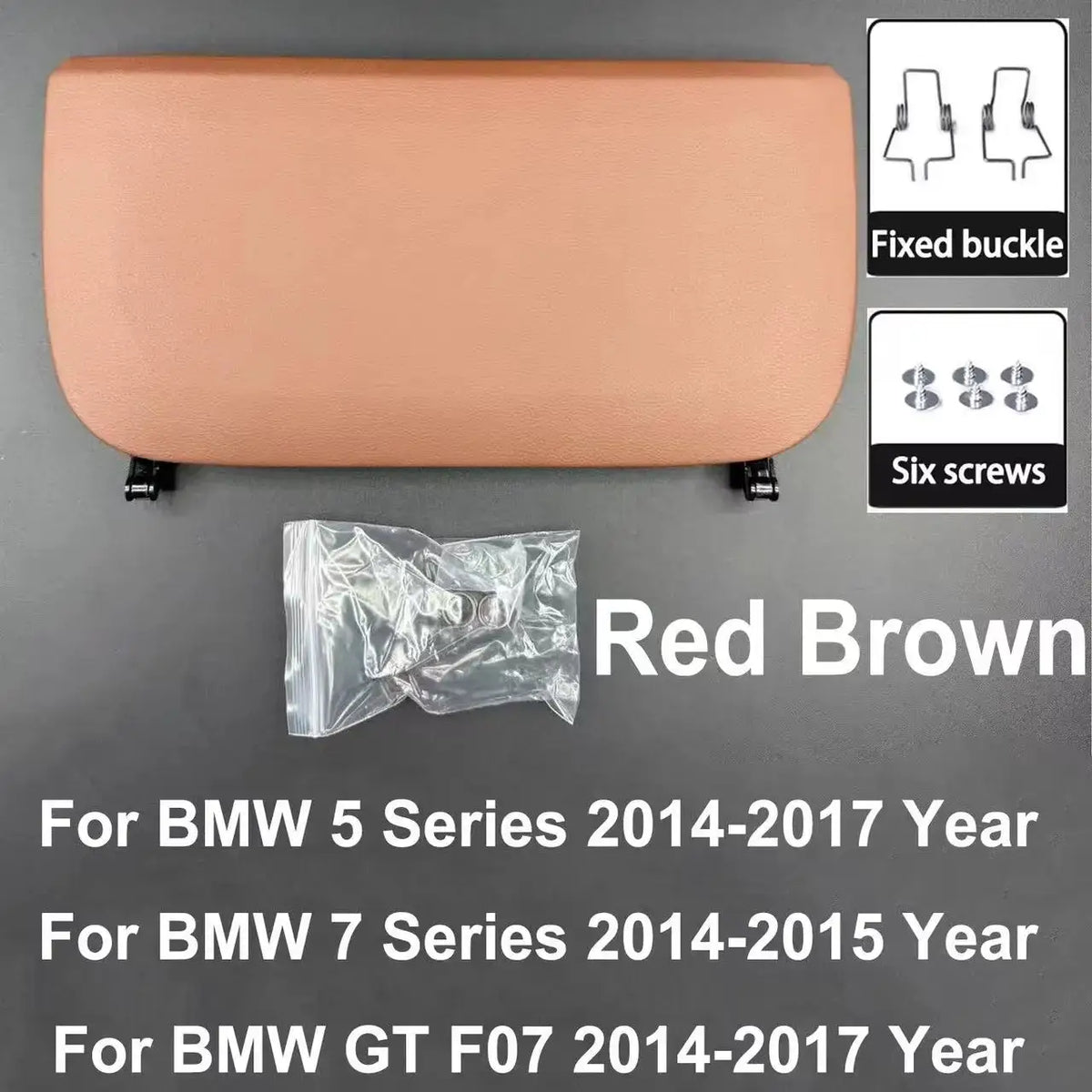 For BMW 5 7 GT Series 2009-2017 F10 F11 F01 F02 F07 Car Seat Back Panel Leather Backrest Storage Pocket Cover by InterCyprus Trading Ltd