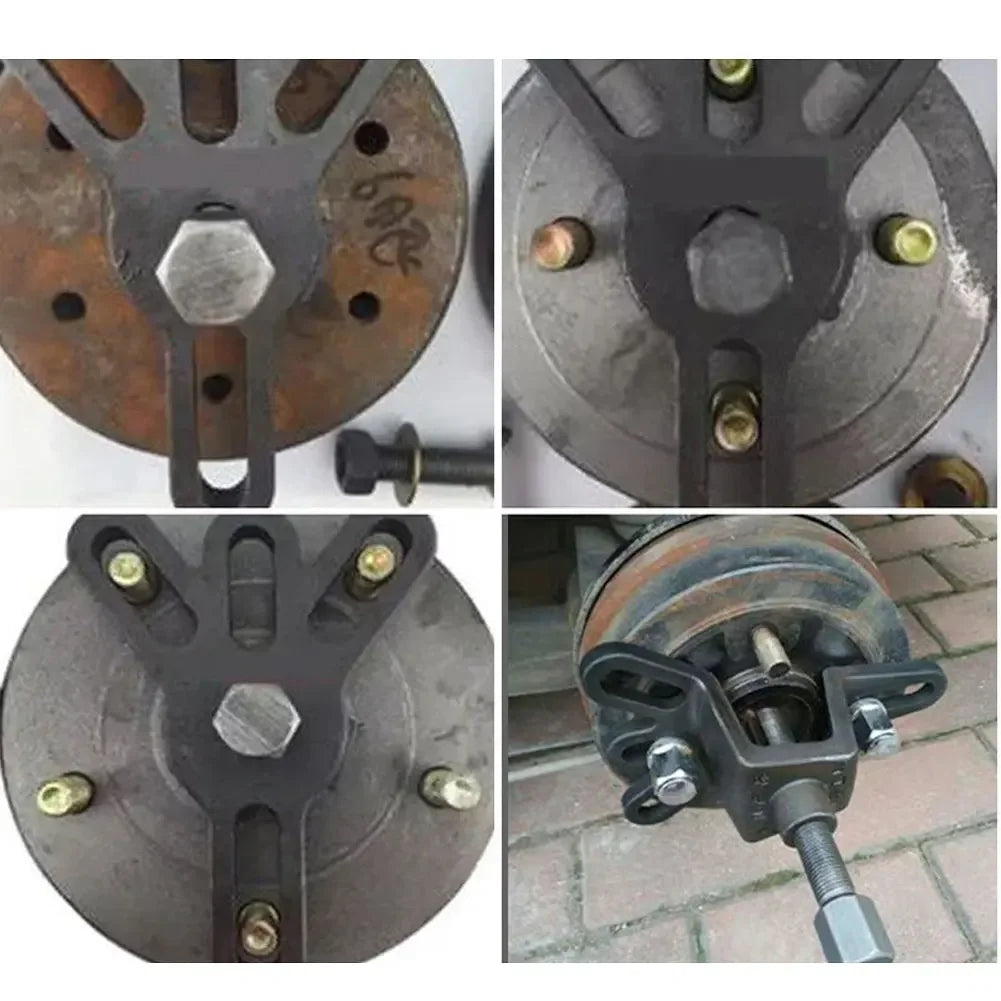 Universal Brake Drum Puller &ndash; Four Hole Wheel Hub Repair