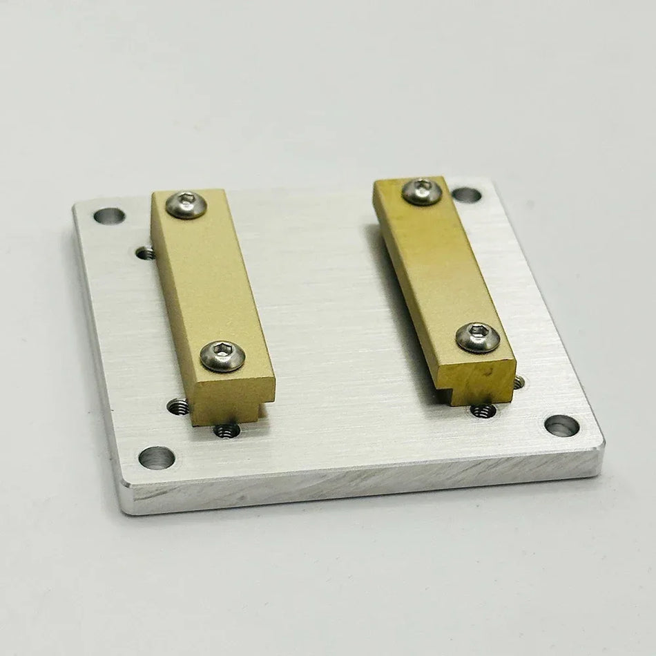 Тиски с тонкой регулировкой 60 мм с аксессуарами на скользящей основе, алюминиево-медный сплав