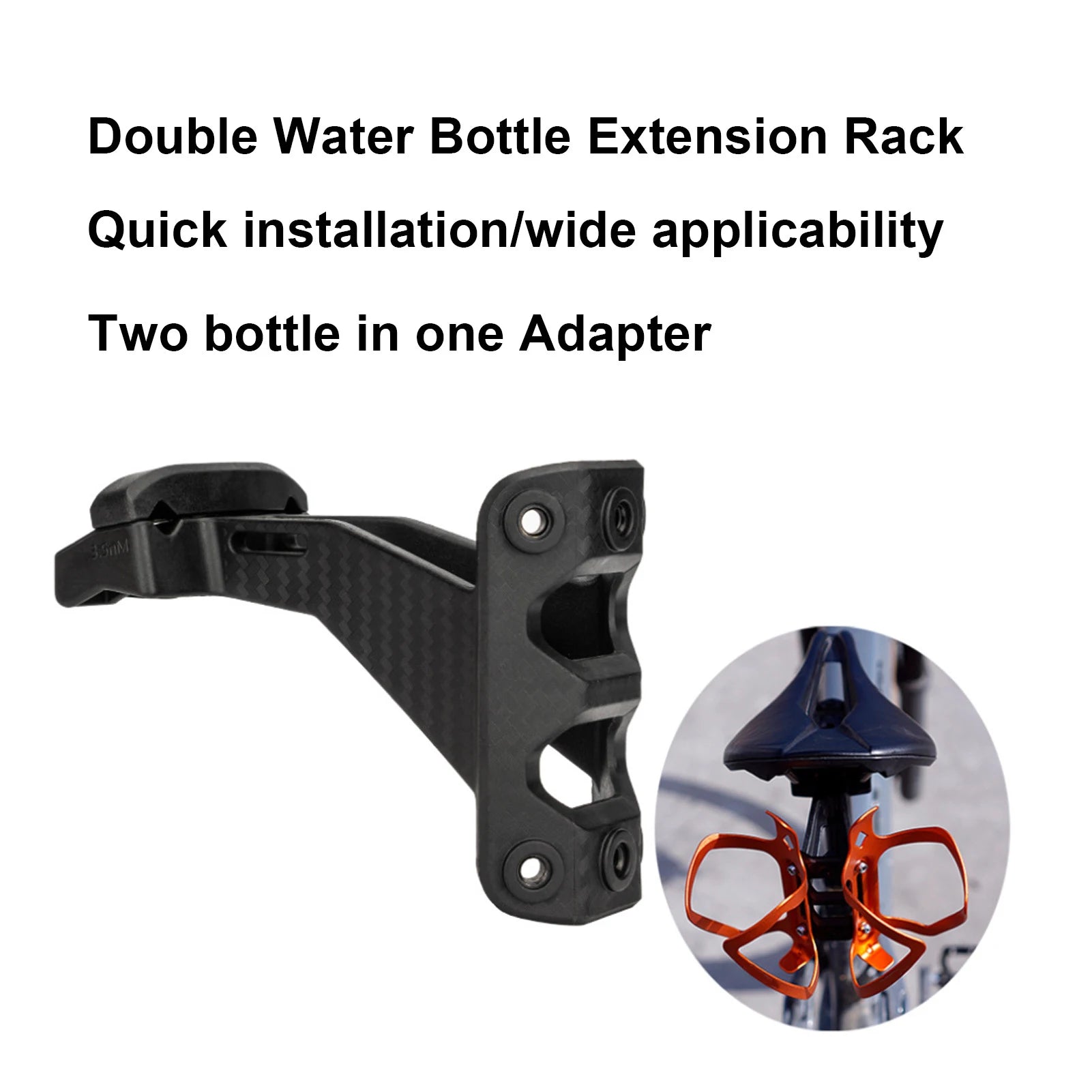 Bike Bottle Cage Adapter &ndash; Ultra Lightweight Design