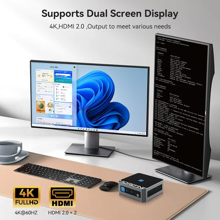 Morefine N150 Mini Desktop PC &ndash; 4K Ready Mini PC WiFi6