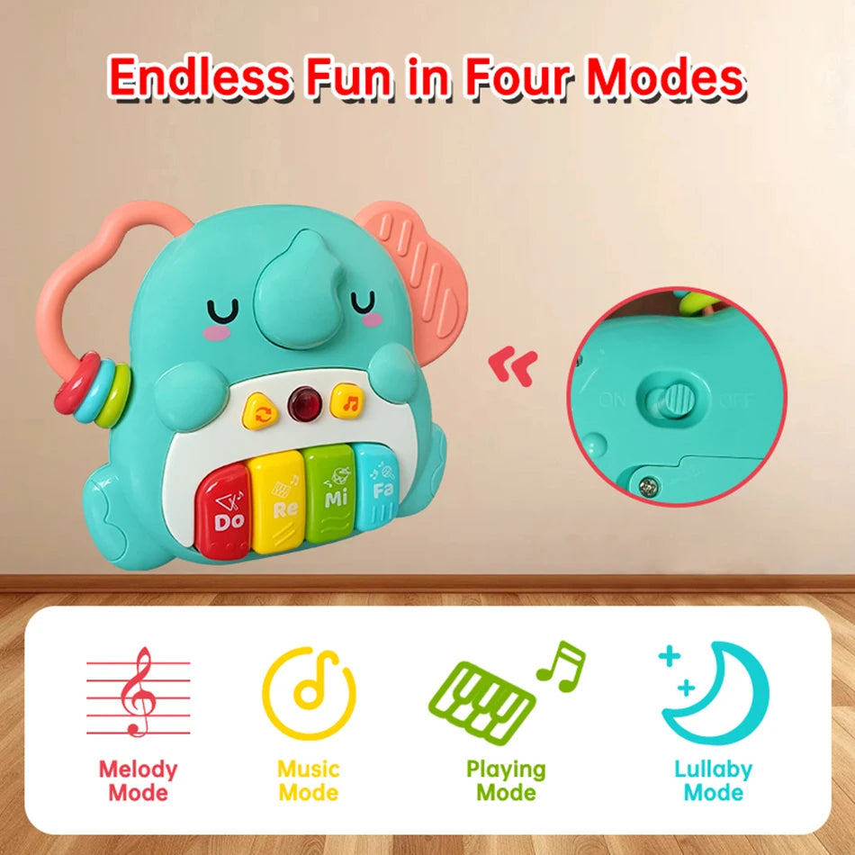 Coolplay Baby Electronic Piano &ndash; Fun Music and Light Features for Toddlers
