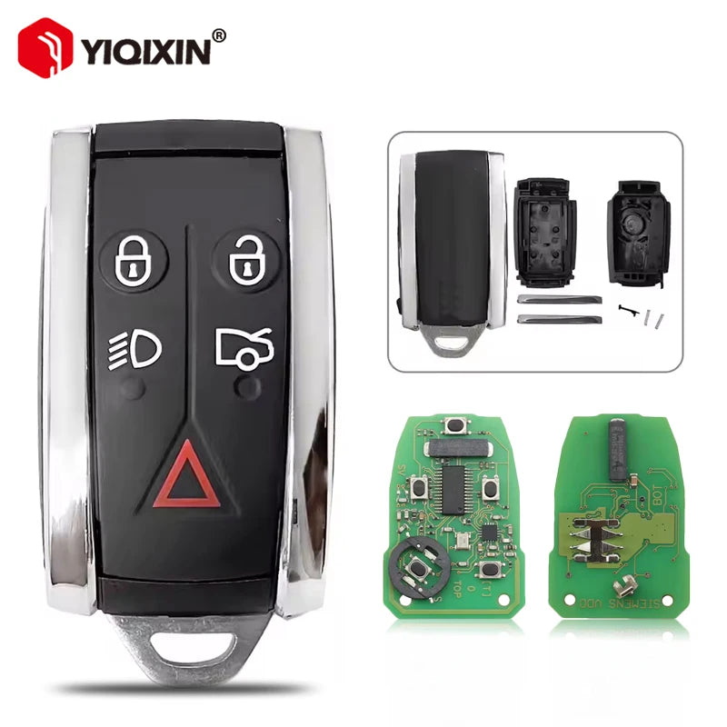 Jaguar Afstandsbediening Autosleutel voor XK XFR XKR XF XJ8 XK8 met Onbewerkt Lemmet