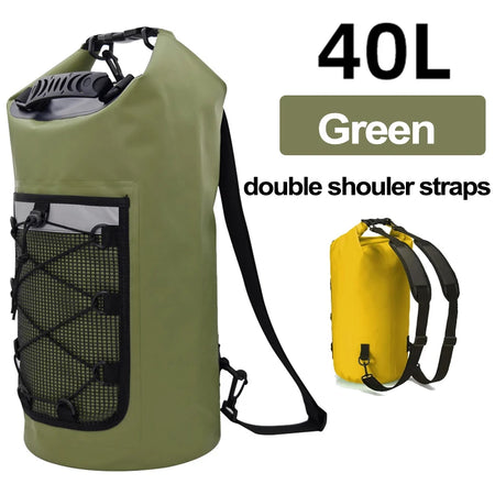 40L Floating Dry Bag &ndash; Floating Waterproof Dry Bag Outdoors Green 40L