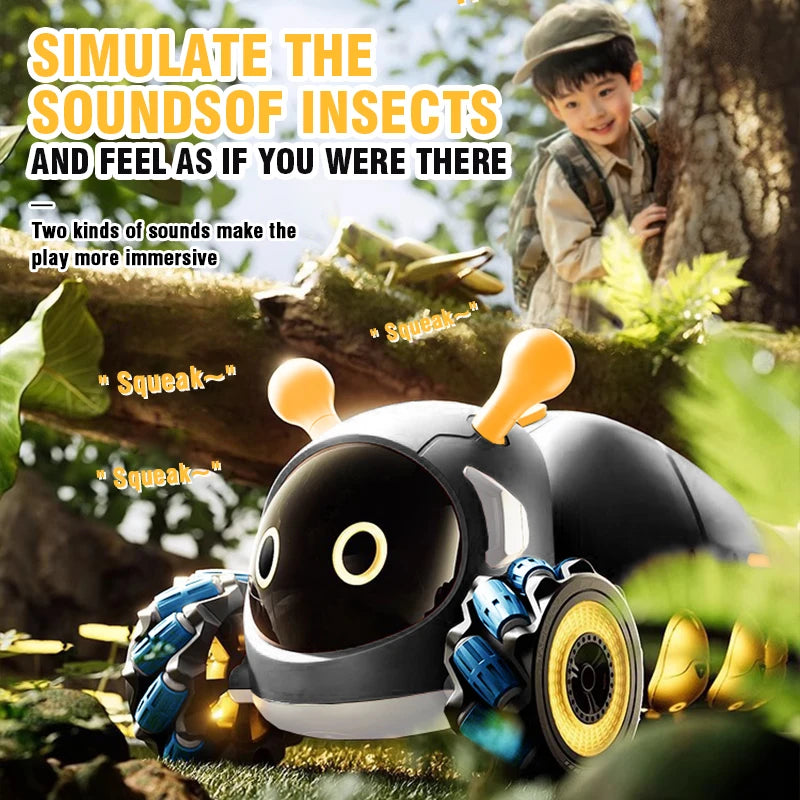 Intelligent Remote Control Insect 4WD RC Car &ndash; Spray Light