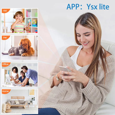 1080P HD X5 Mini WiFi Camera with Sound Detector and Night Vision