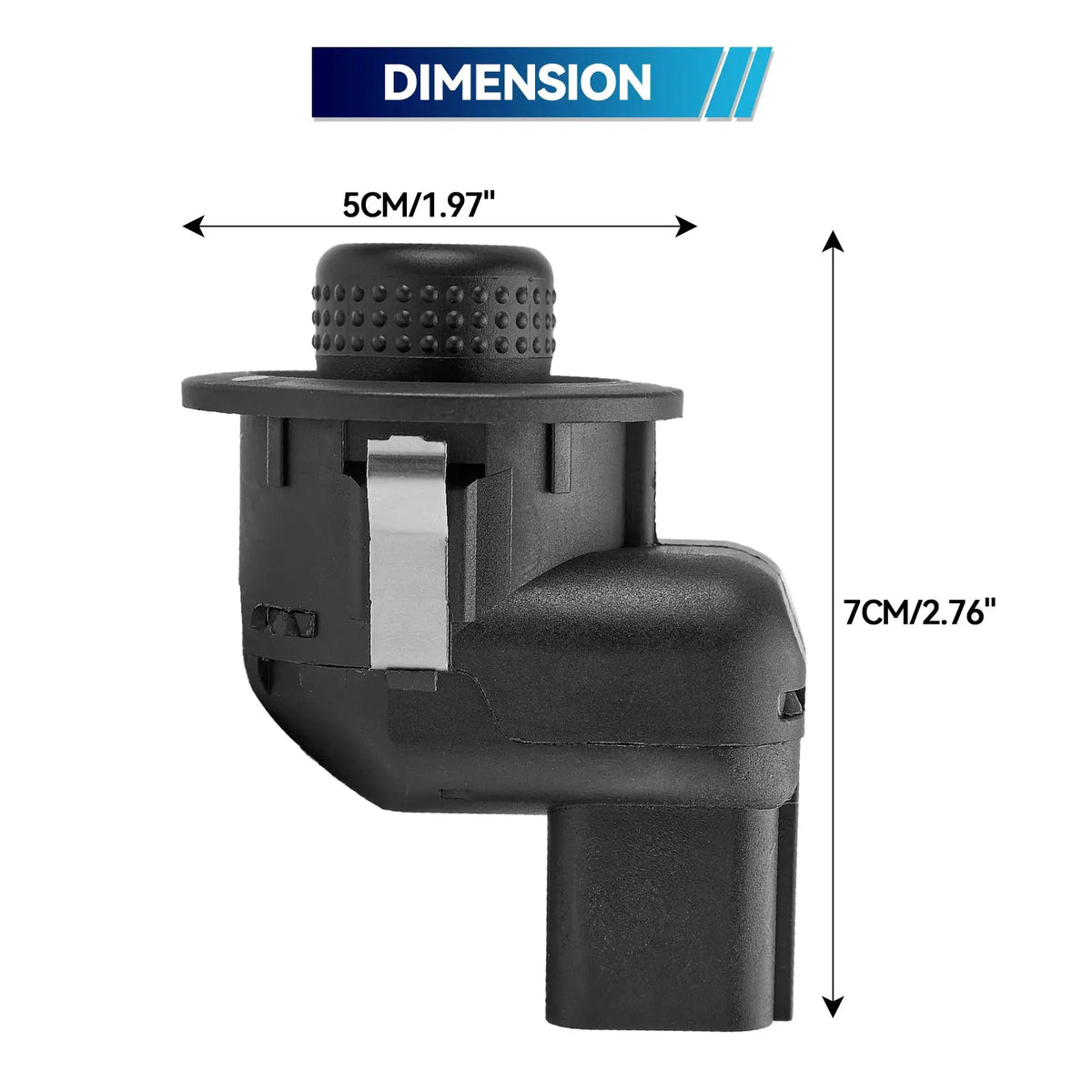 8200214921 8200676529 Electric Wing Side Mirror Knob Control Switch Button With Folding For Renault Captur Clio MK4 Modus Captur by InterCyprus Trading Ltd