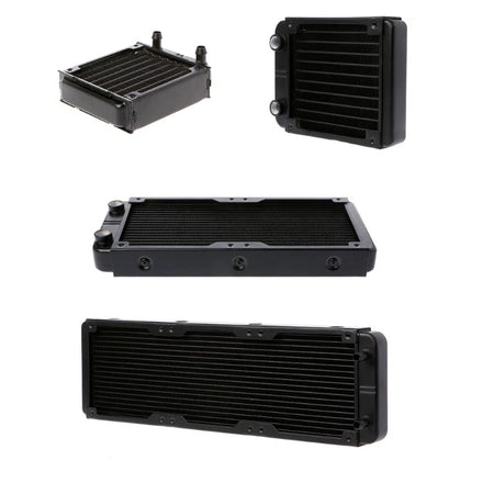 F3KE 240mm Aluminium Water Cooler Radiator with 18 Tubes for CPU