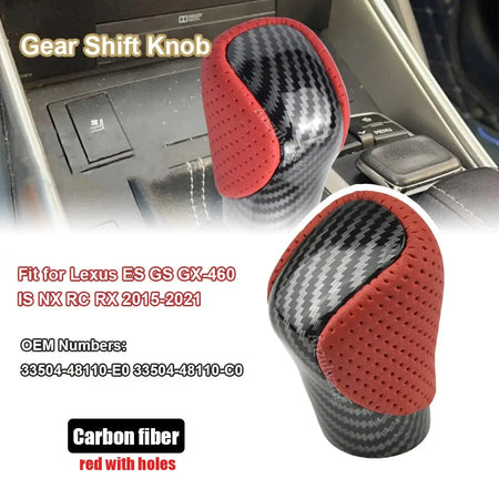 Automatic Gear Shift Knob PU Leather For Lexus ES IS GS RX RC GX460 by InterCyprus Trading Ltd