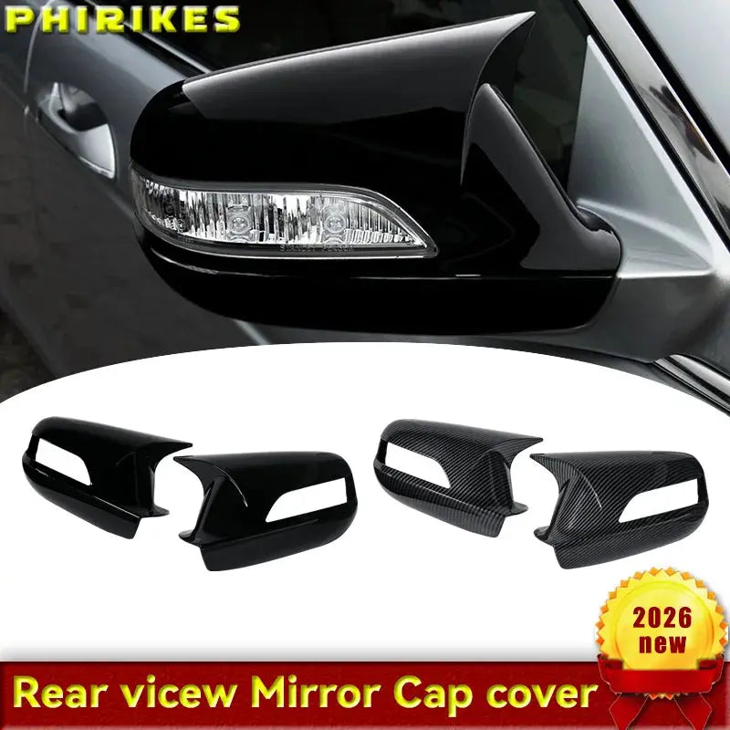 For Honda Accord 8th 2008-2013 Bright Black Rearview Side Mirror Cover Wing Cap Accessories Vehicle Decoration by InterCyprus Trading Ltd