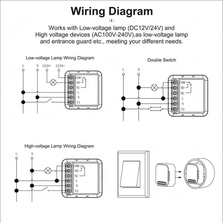 Tuya Wifi Dry Switch Zigbee Module &ndash; Works With Alexa